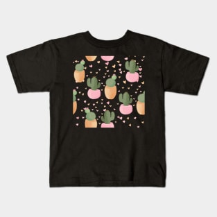 cacti pattern Kids T-Shirt